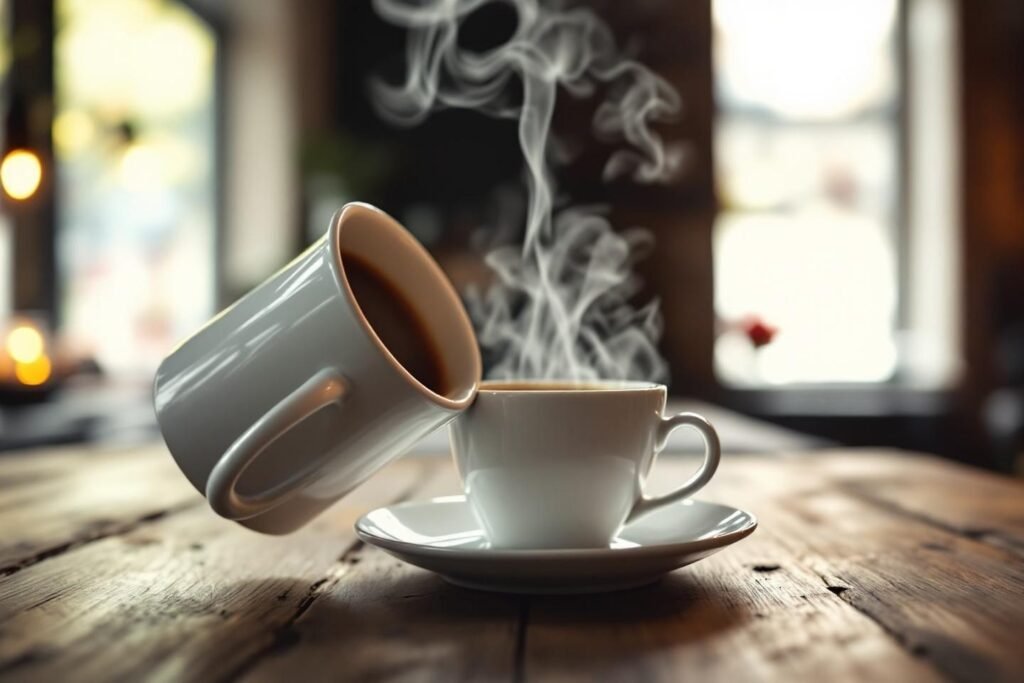 Café penché : origines et signification de cette expression